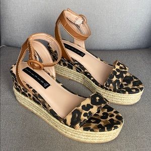 Steven by Steve Madden Platform Espadrille Wedges Size 9.5 NEW